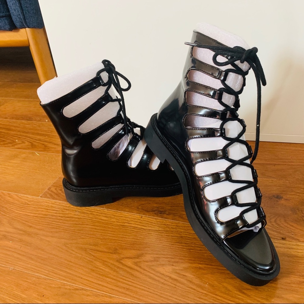 Never worn black urban outfitters sandals